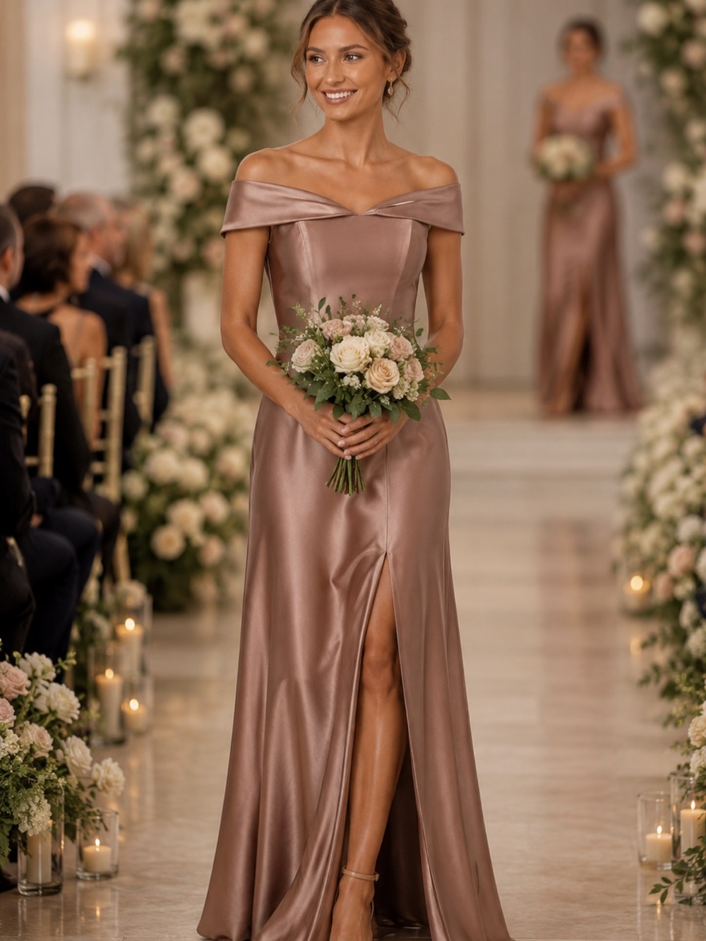 Morilee Madeline Gardner Style 21663 Bridesmaid Dress -Fawn- NWT